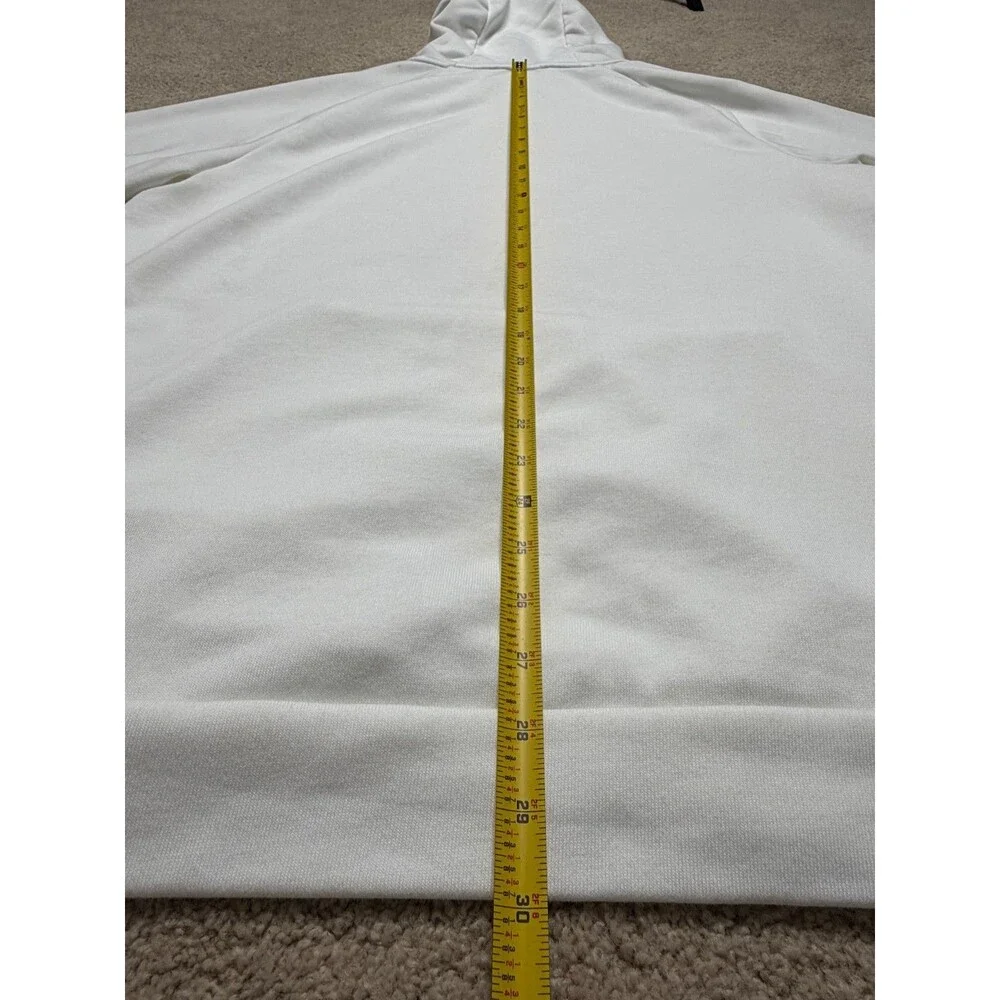 Nike Dri-FIT Swoosh Men’s Size L Pullover Training Hoodie White CZ2425-100